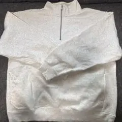 GU ハーフジップトレーナー グレー