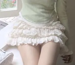 フリル ミニスカート