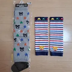 ★ミキハウス★DOUBLE.B ベビーレッグウォーマー 2セット