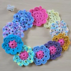 花10枚❣️アクリルたわしのサムネイル