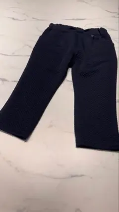 BeBe ネイビー キルティング 長ズボン