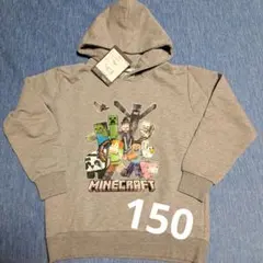 Minecraft トレーナー グレー 150