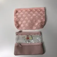 Winnie the Pooh ピンクポーチセット