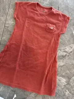The North Face 半袖ワンピース オレンジ