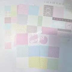 模造紙　紙モノ　デコ用　おすそ分け　海外作家様　10枚セット