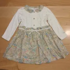 SENSE OF WONDER リバティ花柄ワンピース 100