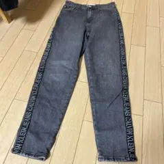 Calvin Klein jeans ハイウエスト　サイドライン　グレーデニムのサムネイル