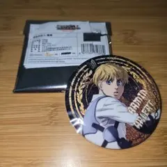 進撃の巨人 海外限定 グリッター 缶バッジ アルミン・アルレルト