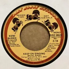 美盤【7インチ】Keni Burke / Keep On Singing
