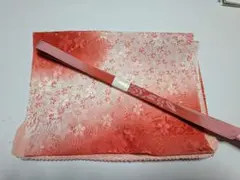 ピンクの帯揚げ、帯締めのセット　　HE38ー551