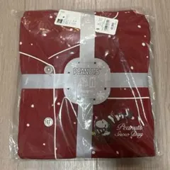 GU フランネルパジャマ　長袖&ロングパンツ　スヌーピー　レッド　Sサイズ