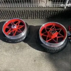 ゼファーχ キャストホイール 前後タイヤ付きセット