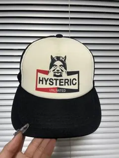 HYSTERIC UNLIMITED トラッカーキャップ HYSTERIC UNLIMITED キャップ ホワイト/ブラック - メルカリ