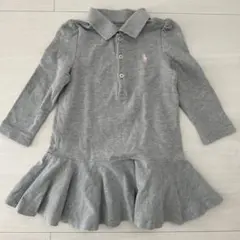 Ralph Lauren グレー ポロワンピース
