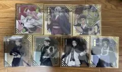 アニプレックス オンラインくじ 鬼滅の刃　F賞　クリア色紙　おまとめ7点セット