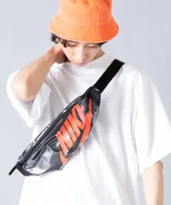 NIKE ボディバッグ ブラック/オレンジ