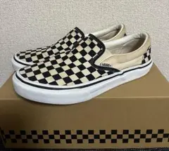 VANS チェッカー柄 スリッポンスニーカー