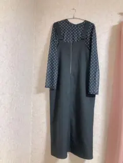 LEPSIM レプシム★ロングワンピース ブラック ジャンスカ F