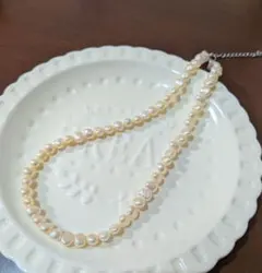 新品◯淡水バロックパール ネックレス