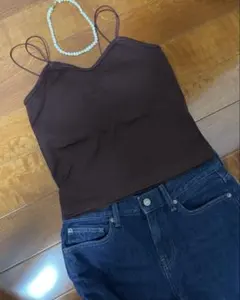 green label relaxing カップ付き キャミソールのサムネイル