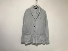 本物エポカウオモEPOCAUOMOショールカラースウェット長袖カーディガンLのサムネイル