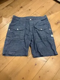 ササフラスSASSAFRASシャンブレーショーツLのサムネイル