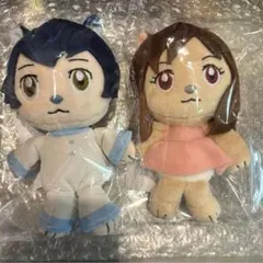 希少・未開封】おおかみこどもの雨と雪 花のぬいぐるみ 2体セット