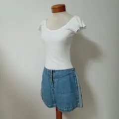 デニム　ミニスカート