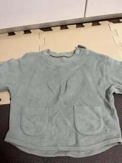 ⑫ ミントグリーン ポケット付き トレーナー