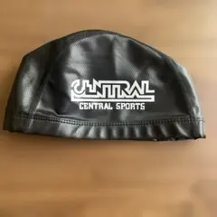 CENTRAL SPORTS 水泳帽 黒 セントラルLサイズ