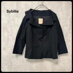 # Sybilla シビラ ブラック ジャケット コットン100% アウターのサムネイル
