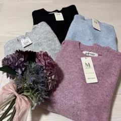 MISCH MASCH スパンコールハイネックニット