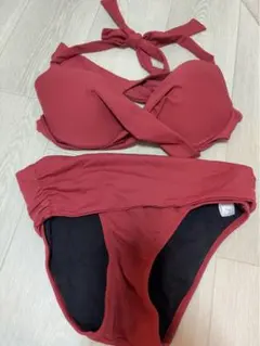 ピークアンドパインセパレート水着 ビキニ レッド ホルターネックのサムネイル