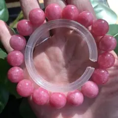 ロードクロサイト/インカローズ約12mm アメリカ3大希少石　薔薇色の人生