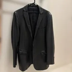 BURBERRY BLACK LABEL レザージャケット ブラック Lのサムネイル