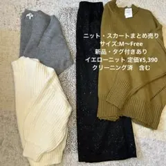 レディース ニット・スカート5点まとめ売り