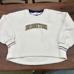 ニコアンド　ボアトップス　白　M