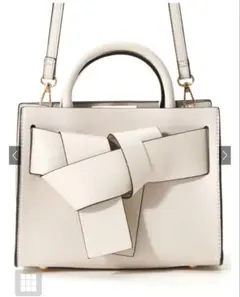 GRL 2Wayノットレザートートバッグ[tr414] アイボリー