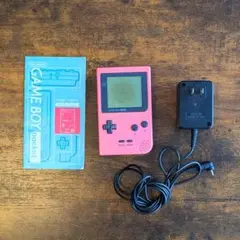 ゲームボーイポケット ピンク 本体 ACアダプター付き