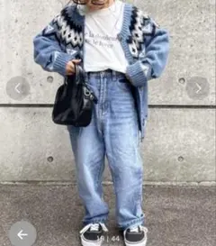 CIAOPANIC TYPY /OSOROノルディック2wayニットカーディガン