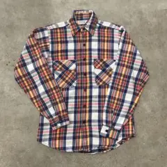 70‘s Five Brother ネルシャツ USA製 マルチ　チェックのサムネイル