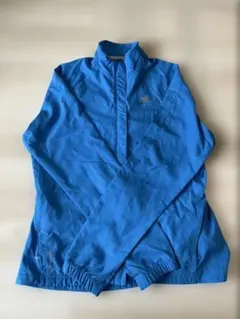 adidas 青 ウィンドブレーカー