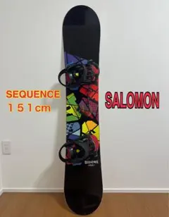 SALOMON スノーボード板 サロモン バインディング付151cm 2点セット