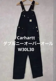 Carhartt カーハート　ダブルニーオーバーオールW30L30 ブラックのサムネイル