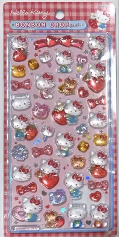 【正規品】ボンボンドロップシール サンリオ第二弾　ハローキティ赤　匿名発送
