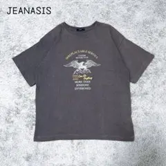 ジーナシス　半袖Tシャツ(F)プリント　オーバーサイズ　大人カジュアル　大人