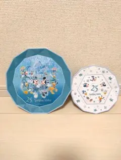 東京ディズニーリゾート 25周年 スーベニアプレート 2枚セットのサムネイル