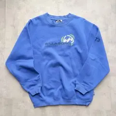 【BILLABONG】90~00s Y2K グラフィックスウェット ブルー M