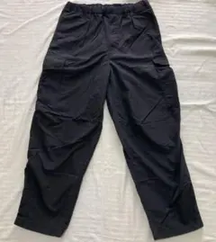 UNIQLO U ワイドフィットパラシュートカーゴパンツ　Mサイズ　ブラック