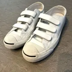 コンバース　ジャックパーセル　レザー　ベルクロ